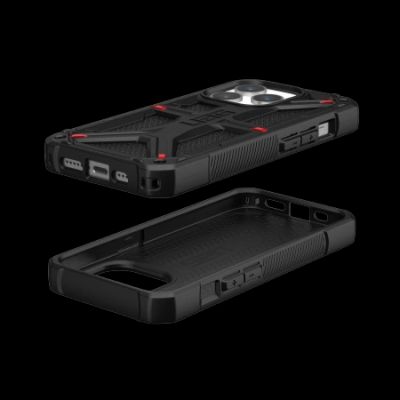 3. UAG Monarch Hülle für iPhone 15 Pro – schwarzes Kevlar