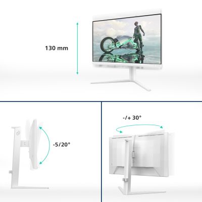 2. Philips Monitor 60,5 cm (23,8 Zoll) Modell 24M2N3201A 16:9 2x HDMI+DP IPS weiß