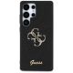 3. Guess Fixed Glitter Big 4G Metal Logo Hülle für Samsung Galaxy S25 Ultra schwarz