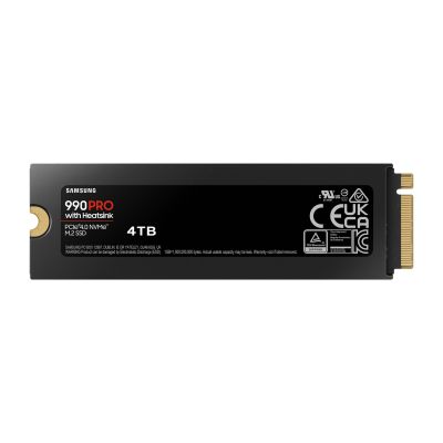 18. SSD PCIE G4 M.2 NVME 4 TB mit HS/990 PRO MZ-V9P4T0CW SAMSUNG