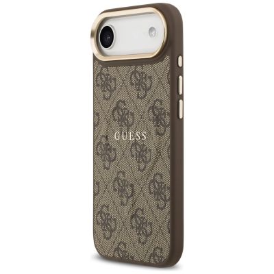 2. Guess 4G PU Classic Logo MagSafe Hülle für iPhone 17 Air - Braun