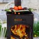 5. BonFeu BonCarré Gartenkamin Schwarz 3503