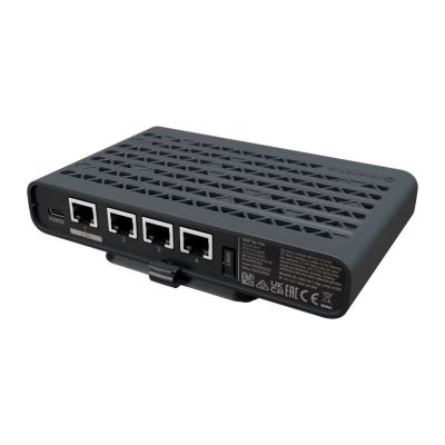 2. MikroTik hAP be lite | 802.11ax | 10/100/1000 Mbit/s | 3 Ethernet-LAN-Anschlüsse (RJ-45) | Mesh-Unterstützung: Nein | MU-MIMO: Nein | Kein mobiles Breitband | 1