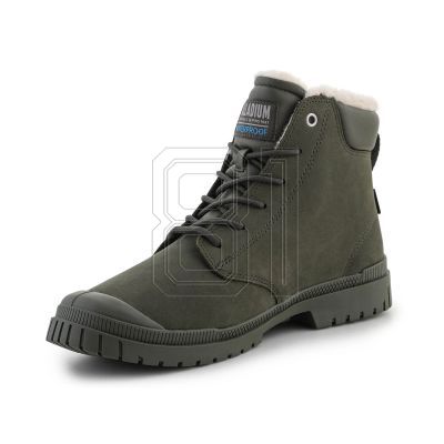 4. Palladium SP20 Cuff Leather Waterproof WL U 79067-325-M Olive Night Schuhe