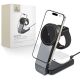 Tech-Protect QI15W-A28 induktives MagSafe 3in1 Ladegerät mit Ständer für Smartphone / Apple Watch / AirPods – Schwarz