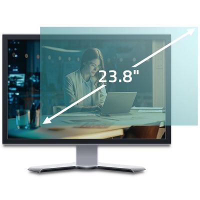 2. Qoltec Blaulichtfilter 23,8" | 16:9 | Augenschutz | Entspiegelt | Matt | für Monitor