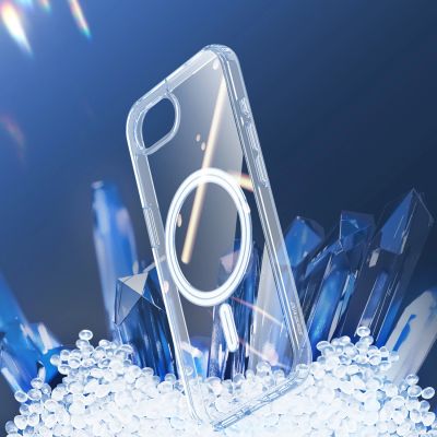 8. Dux Ducis Clin Mag Case für iPhone 16e / 17e, kompatibel mit MagSafe – Schwarz