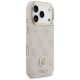 4. Guess 4G Strass Logo & Big Strap Metal Buttons MagSafe Case für iPhone 17 Pro - Pink
