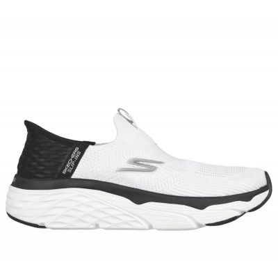 Skechers Slip-Ins: Max Cushioning – Glattes Weiß 38.5