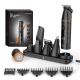 MAXGROOM LK-892 Multifunktionstrimmer mit austauschbaren Aufsätzen – schwarz