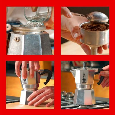 5. BIALETTI Moka Express 8006363011662 Kaffeemaschine (silber)