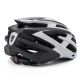 3. Wozinsky MTB-Fahrradhelm mit abnehmbarem Visier und USB-Rücklicht, Größe M – Schwarz und Weiß
