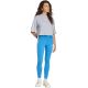 6. adidas Essentials Leggings mit 3 Streifen für Damen, Blau, KC5179