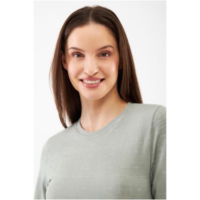 6. Damen-Thermounterwäsche Viking Base Layer Sigrid Set – Hellgrau