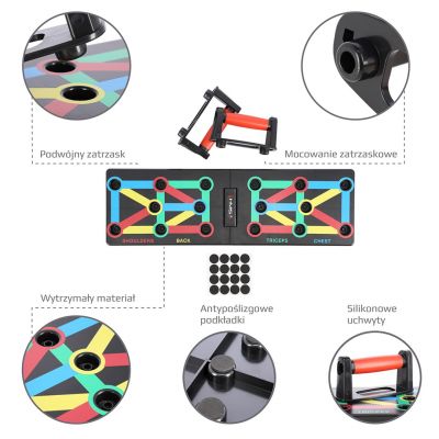 5. HMS PU12 MULTIFUNKTIONS-LIEGESTEIGBRETT