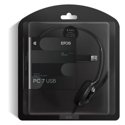 7. Epos PC7 USB-A Mono Kabelgebundener Over-Ear-Kopfhörer