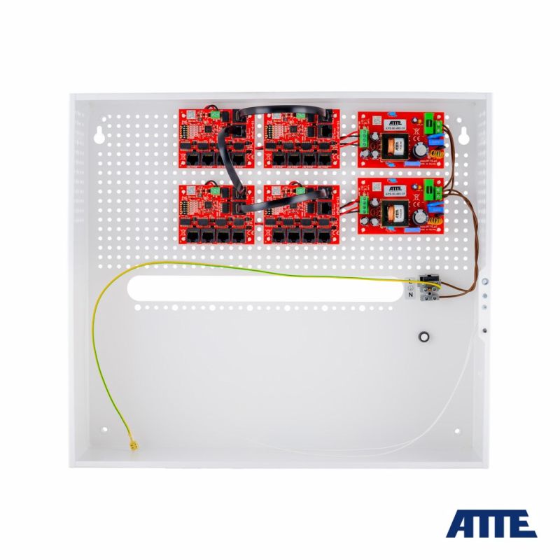 Set für 17 IP-Kameras, PoE-Switch 17P+1UP ATTE IP-17-11-H