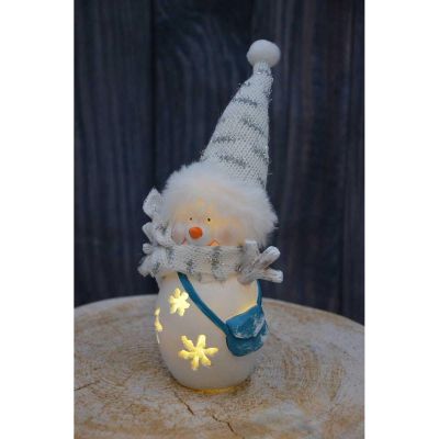 9. LED-Schneemannfigur 7x6x16cm