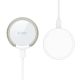 4. Tech-Protect QI15W-A33 induktives Ladegerät mit MagSafe und Ständer mit USB-A/USB-C-Kabel – Weiß