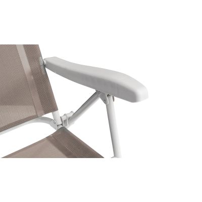 4. Outwell Cromer Campingstuhl, Farbe Toffee, 2 Beine, Braun
