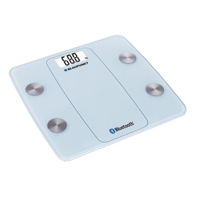 Blaupunkt BSM711BT Bluetooth-Badezimmerwaage, Weiß