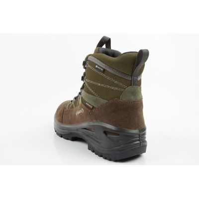 4. Aku Cimon Gore-Tex Herren-Wanderschuhe aus Leder, grün-braun
