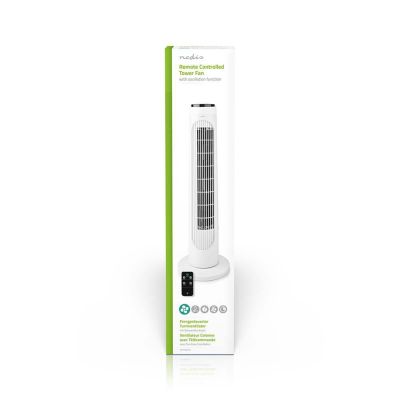 8. Nedis 50W Turmventilator weiß