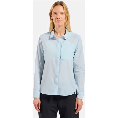 6. Damen-Langarmshirt ODLO Shirt l/s ESSENTIAL, blau