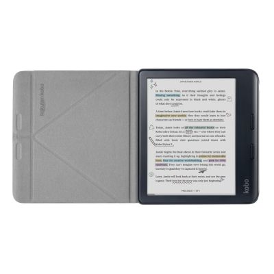 2. Kobo Libra Color SleepCover Hülle Schwarz