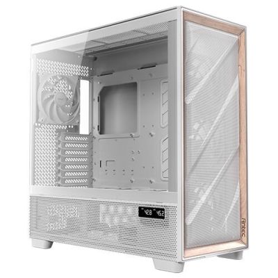 Antec Flux Pro Full-Tower E-ATX PC-Gehäuse, gehärtetes Glas – Weiß