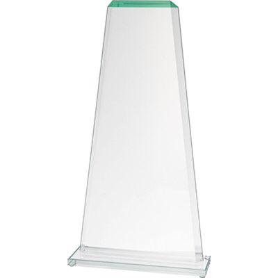 5. Glastrophäe mit zerbrochenem Sockel