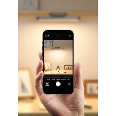 17. Baseus Magnetische LED-Nachttischlampe Unterschranklampe für Zuhause, Küche, Zimmer, Grau (DGXC-C0G)