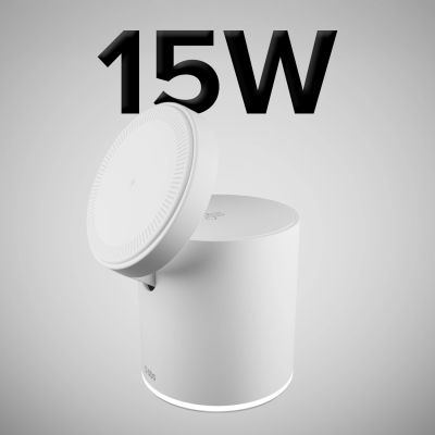4. SBS 2-in-1 Kabellose Magnetladestation – Weiß