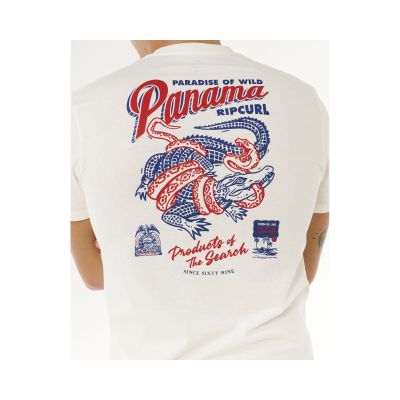 5. Herren-T-Shirt RIP CURL Desti Animals Tee weiß