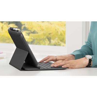 6. Logitech Slim Folio QWERTZ Deutsch Bluetooth Graphit