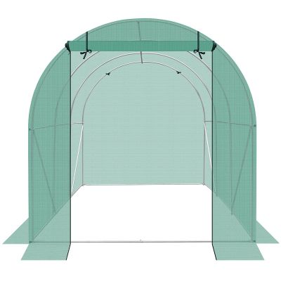 47. Gewächshaus-Gartentunnel 200 x 300 x 200 cm, PE-Grünstahlkonstruktion