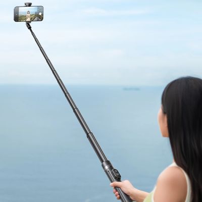 12. Selfie-Stick Wozinsky WRZP1 mit automatisch ausfahrbaren Beinen, Stativfunktion, 1,7m - schwarz
