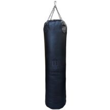 Boxsack aus Leder, 140 cm x 40 cm, gefüllt - WWS-14040-1H, schwarz
