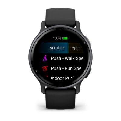 14. Garmin Vivoactive 5 42 mm schwarze Uhr