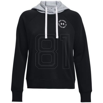 2. Under Armour Rival Fleece CB Hoodie W 1373031 001