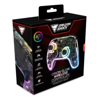 6. Dragonshock Orion Glow Black Bluetooth-Gamepad Analog/Digital Nintendo Switch