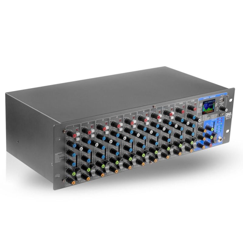 7. DNA RM12 FX - Analogmixer mit Bluetooth, DSP-EQ, MP3-Phantomsphänomen, 12 Kanäle