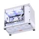 15. Jonsbo D32 STD PC-Gehäuse, Weiß, Mini-Gehäuse, mATX, gehärtetes Glas – Weiß