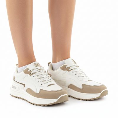 6. Beige Plateau-Sneaker Big Star RR274A216