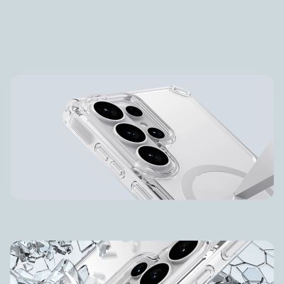 9. Nillkin Nature TPU Pro Hülle kompatibel mit MagSafe für Samsung Galaxy S26 Ultra – Weiß