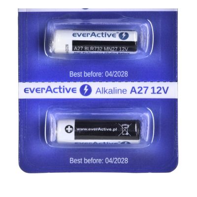 3. EVERACTIVE ALKALINE-BATTERIEN 27A 12V, BLISTERPACKUNG 5 STÜCK 27A5BL