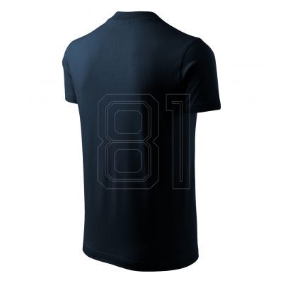 3. Malfini T-Shirt mit V-Ausschnitt M MLI-10202 marineblau