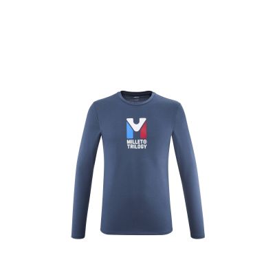 6. MILLET M Chamonix Tri Ts Ls T-Shirt marineblau