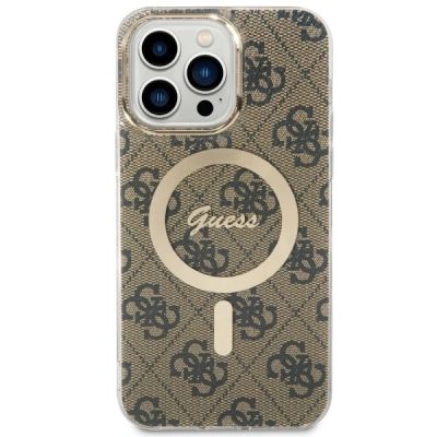 2. Guess GUHMP14XH4STW iPhone 14 Pro Max 6.7" Braun/Braun Hardcase 4G MagSafe