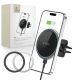 Tech-Protect A2 Autotelefonhalter mit MagSafe 15W induktivem Ladegerät für Lüftungsschlitze – Schwarz